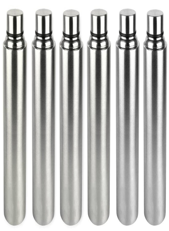 VISAXMI Stainless Steel Water Bottle 500ml, Pack of 6 - Fridge, Office, Kids, and Gym Bottle - Leak Proof and BPA Free (Silver) - Image 1